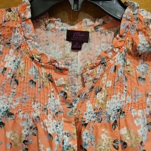 J. Crew Ruffle Liberty Popover Sz 2